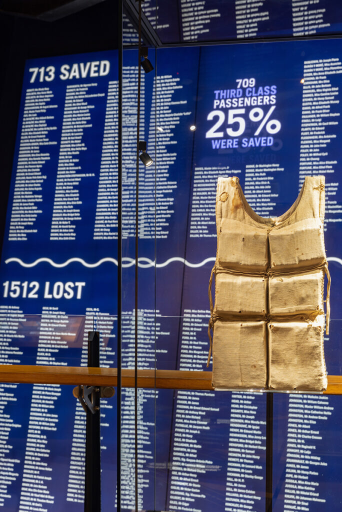 Titanic Lifejacket - The Titanic Experience Belfast