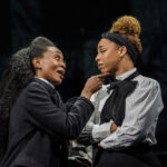 Beverley Knight MBE (Emmeline Pankhurst) and Naomi Katiyo (Sylvia Pankhurst) in 2026 production of Sylvia. Photo by Tristram Kenton.