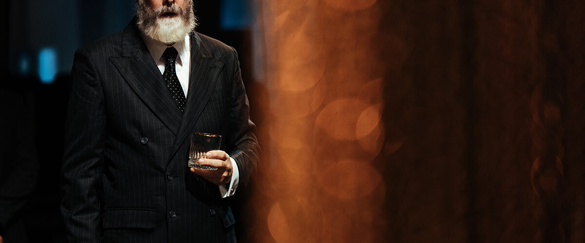 David Threlfall (King Lear) in King Lear at the Royal Exchange Theatre. Photo by Helen Murray