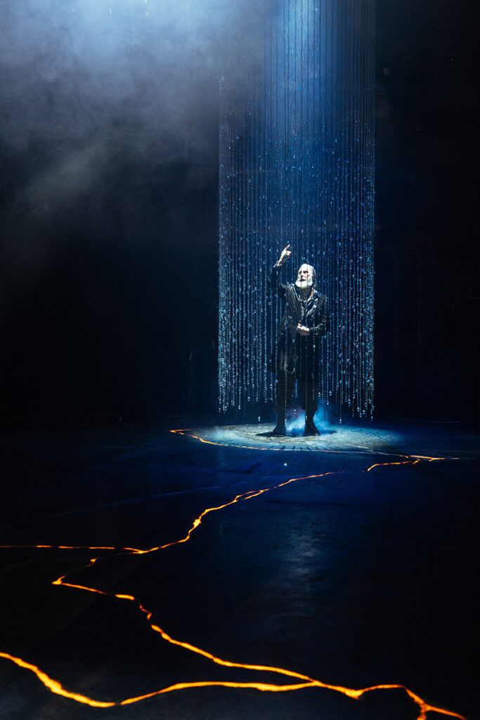 David Threlfall (King Lear) in King Lear at the Royal Exchange Theatre. Photo by Helen Murray