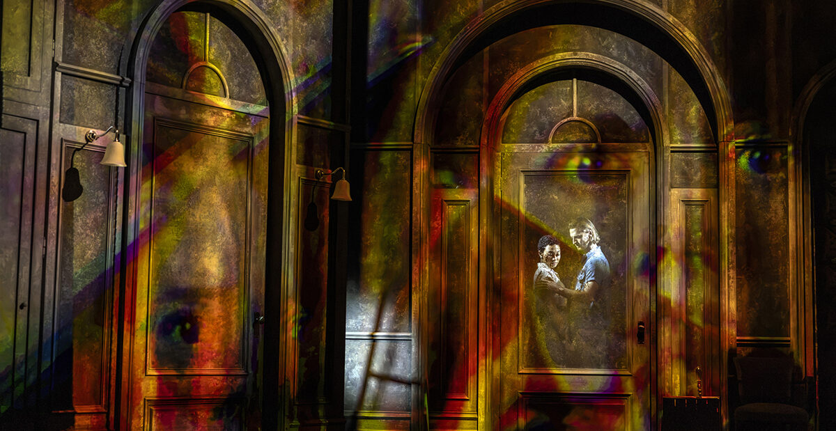 Sophie Lenglinger (Theo) and Robin Morrissey (Luke) - credit Pamela Raith