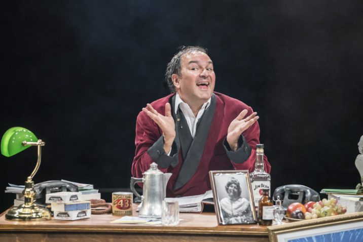 Julius DSilva as Max Bialystock. Image: Johan Persson
