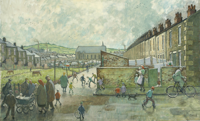 Painting by Norman Cornish
