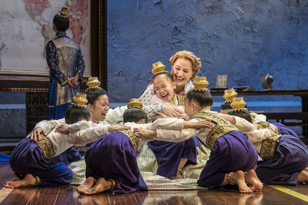The King And I Tour Annalene Beechey (Anna) with Royal Children CREDIT JOHAN PERSSON
