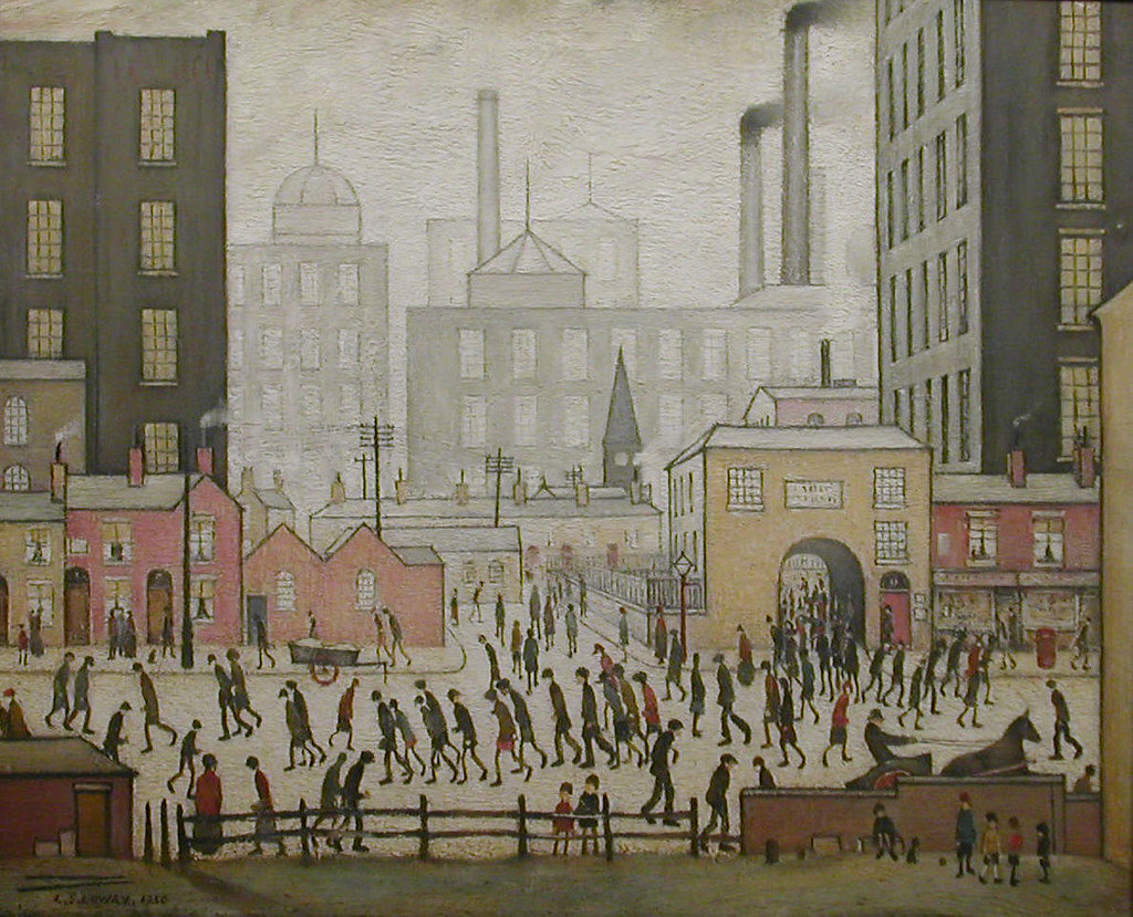 Coming from the Mill Copyright: The Lowry Collection, Salford