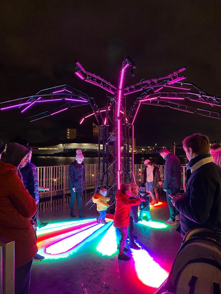 Lightwaves 2019 DigiTree, a state of the art, interactive LED installation