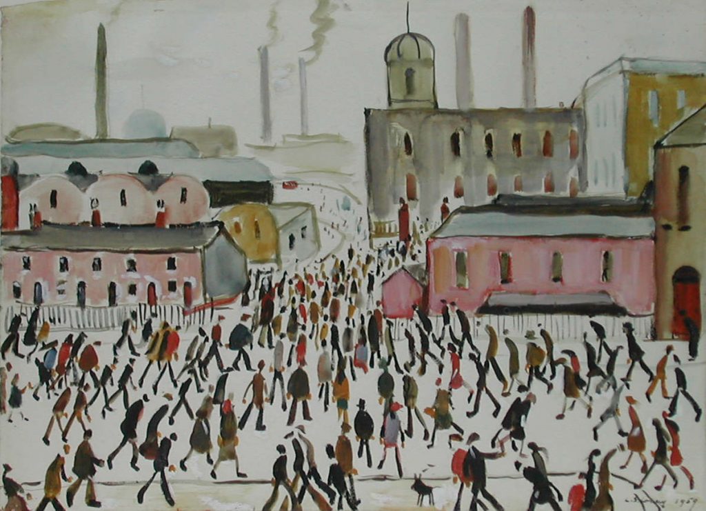 L.S. Lowry Going to Work © The Lowry Collection, Salford