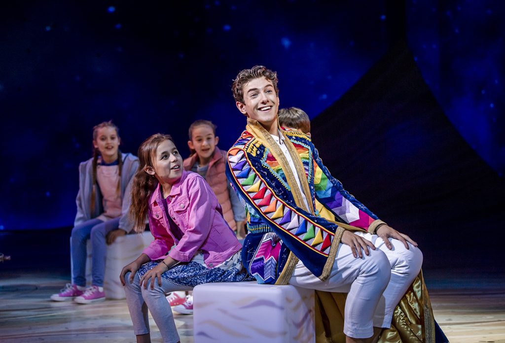 Jac Yarrow (Joseph) and the company of Joseph and the Amazing Technicolor Dreamcoat Photographer Tristram Kenton