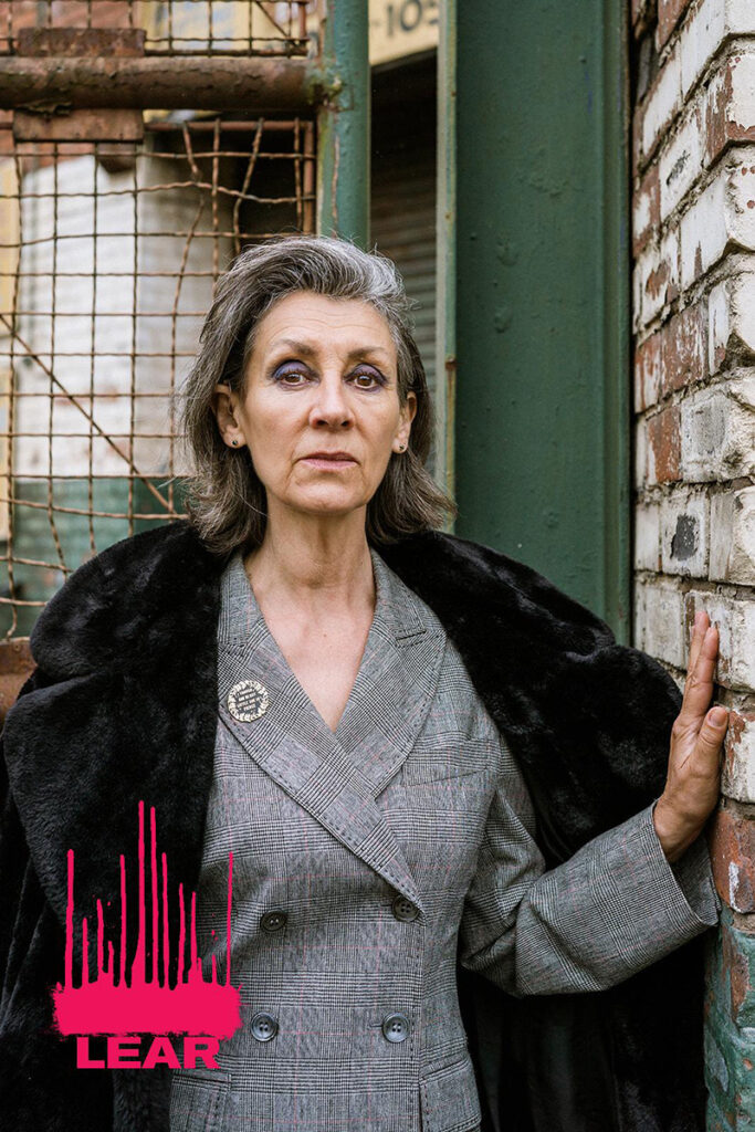 Christine Mackie as King Lear Image credit: Emma Ledwith.