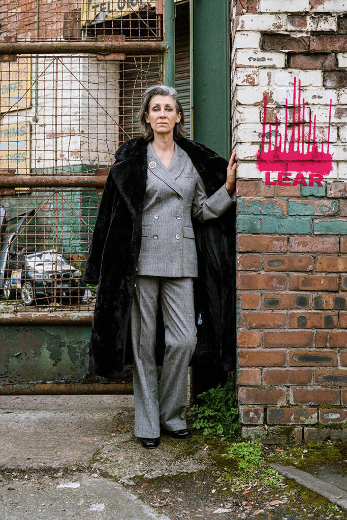 Christine Mackie as King Lear Image credit: Emma Ledwith.