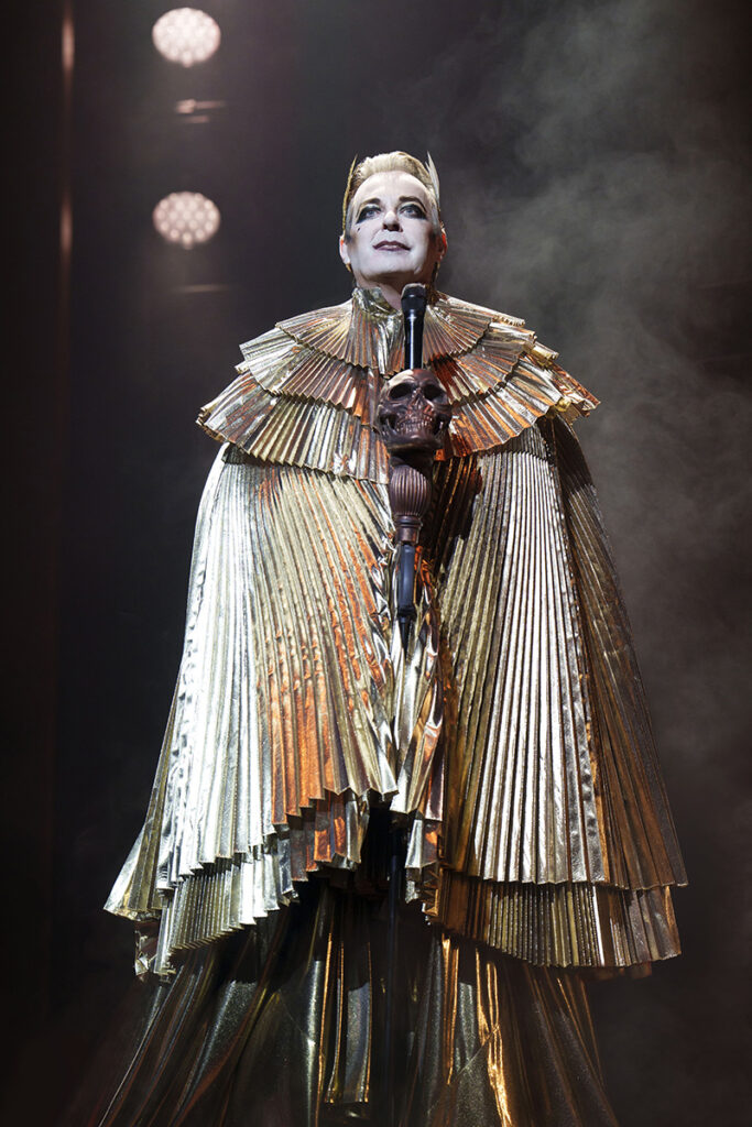 Julian Clary (Herod) in Jesus Christ Superstar Tour Credit Paul Coltas