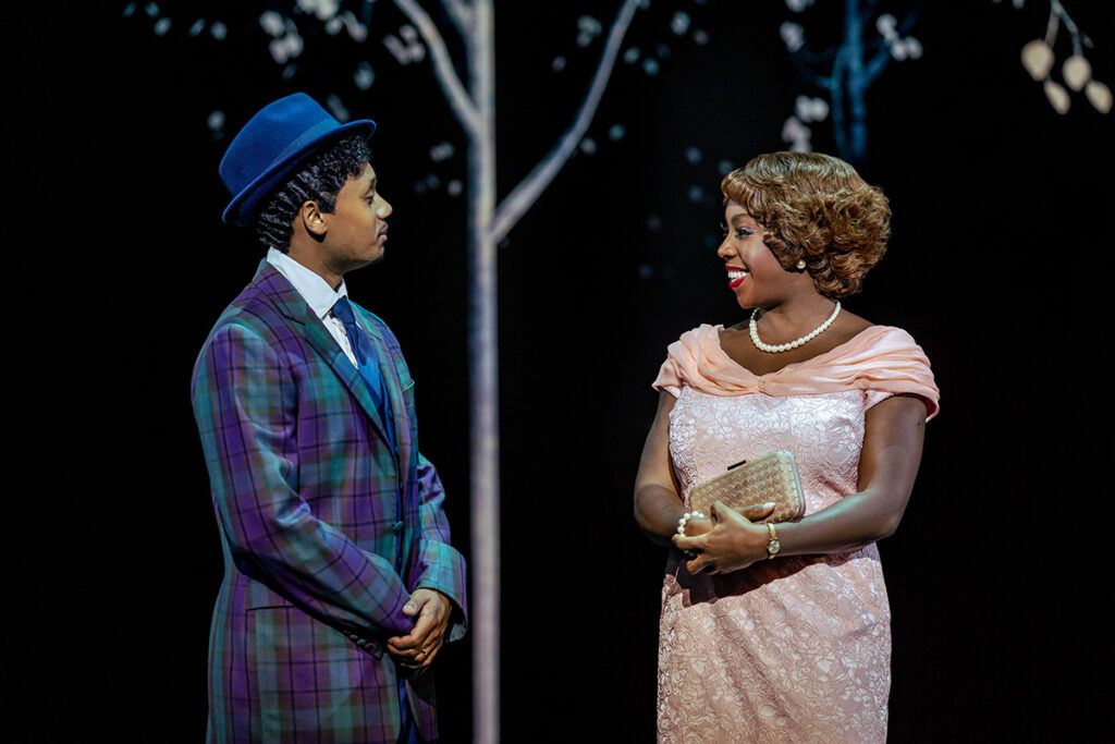 Carly Mercedes Dyer as Faye Treadwell and Miles Anthony Daley as George Treadwell