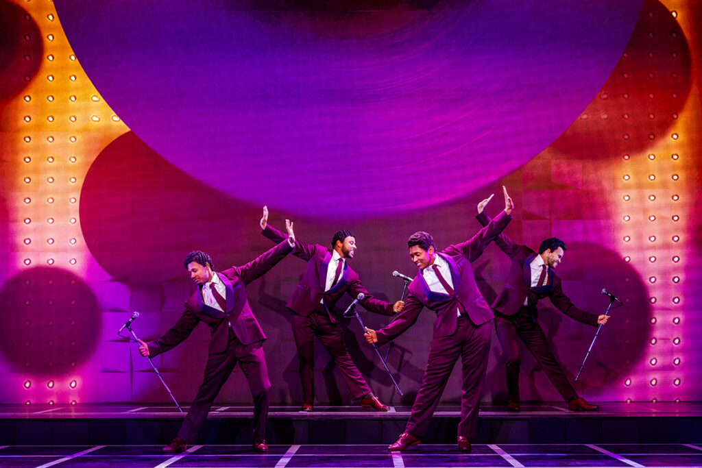 Miles Anthony Daley, Ashford Campbell, Tré Copeland-Williams, Tarik Frimpong as The Drifters