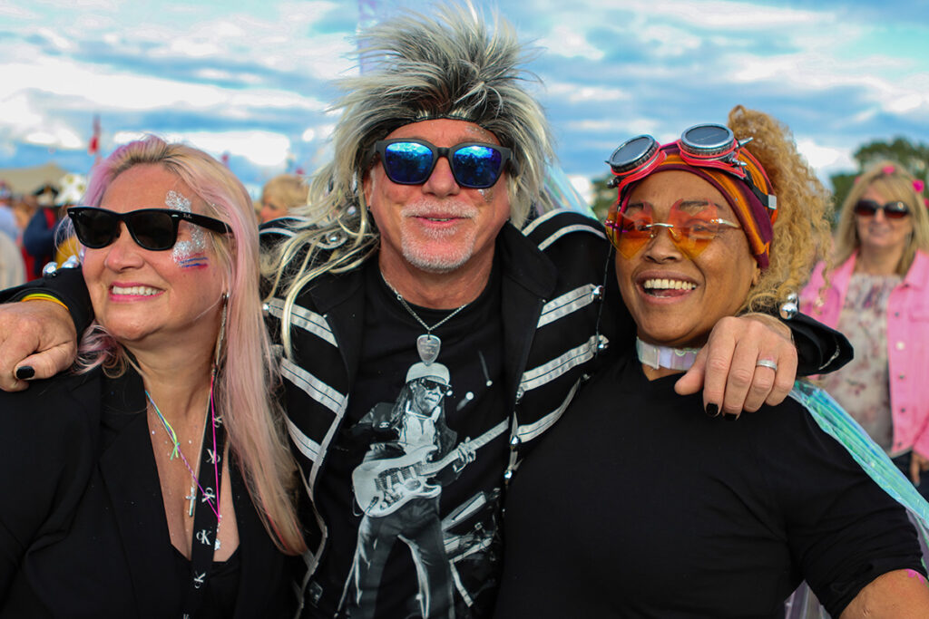 Festival goers at The Brit Fest. Image by Mick Byrne Photography