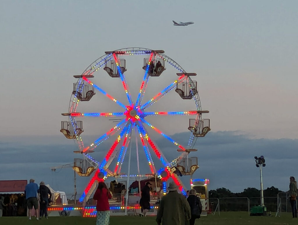Funfair at The Brit Fest. Image by Paul Thomason