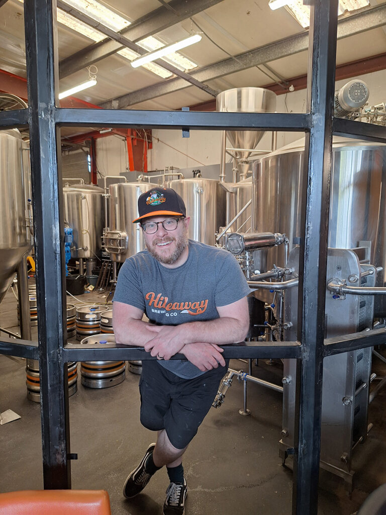 Dan Wright owner of The Hideaway Brewing Company Salford