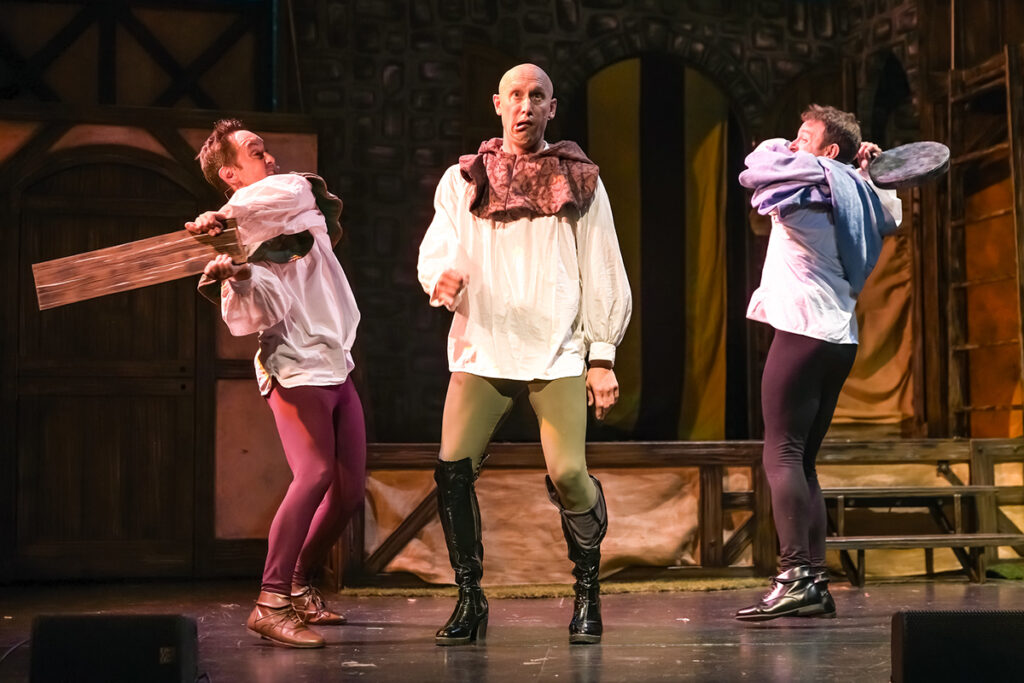 Nick Bunt, Matt Freeman and Al Dunn in Le Navet Bete's King Arthur