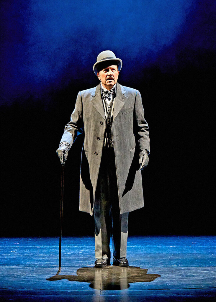 Michael Maloney as Hercule Poirot in Murder on the Orient Express, credit Manuel Harlan
