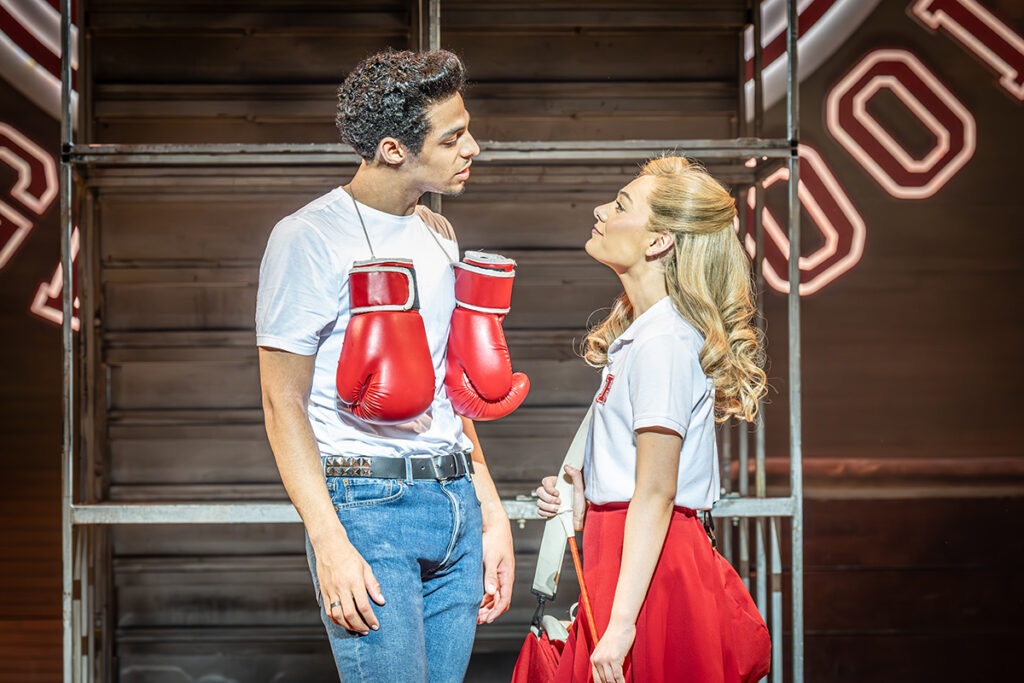 Marley Fenton & Hope Dawe in GREASE UK & Ireland Tour. Credit Marc Brenner