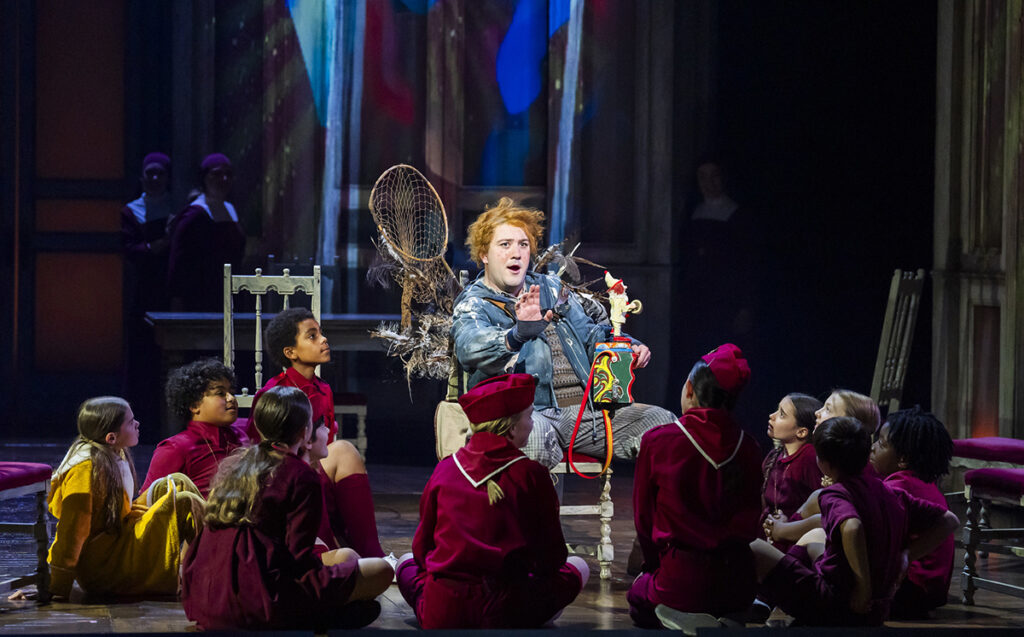 A scene from The Magic Flute by Mozart. An Opera North production ©Tristram Kenton