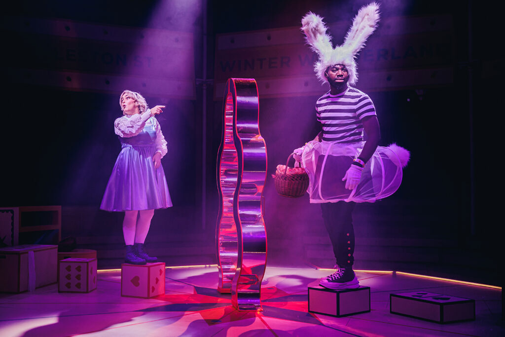 Alice in Wonderland - (L-R) Helen Carter and Noah Olaoye by Patch Dolan