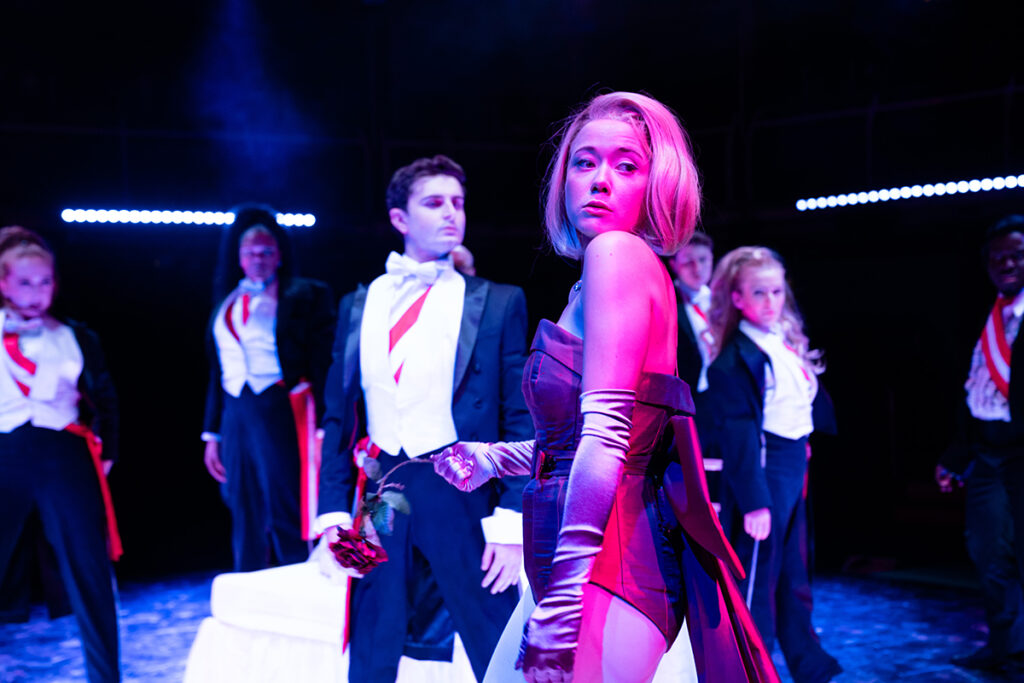 Rose Galbraith and the ensemble of Spend Spend Spend - photo credit Helen Murray