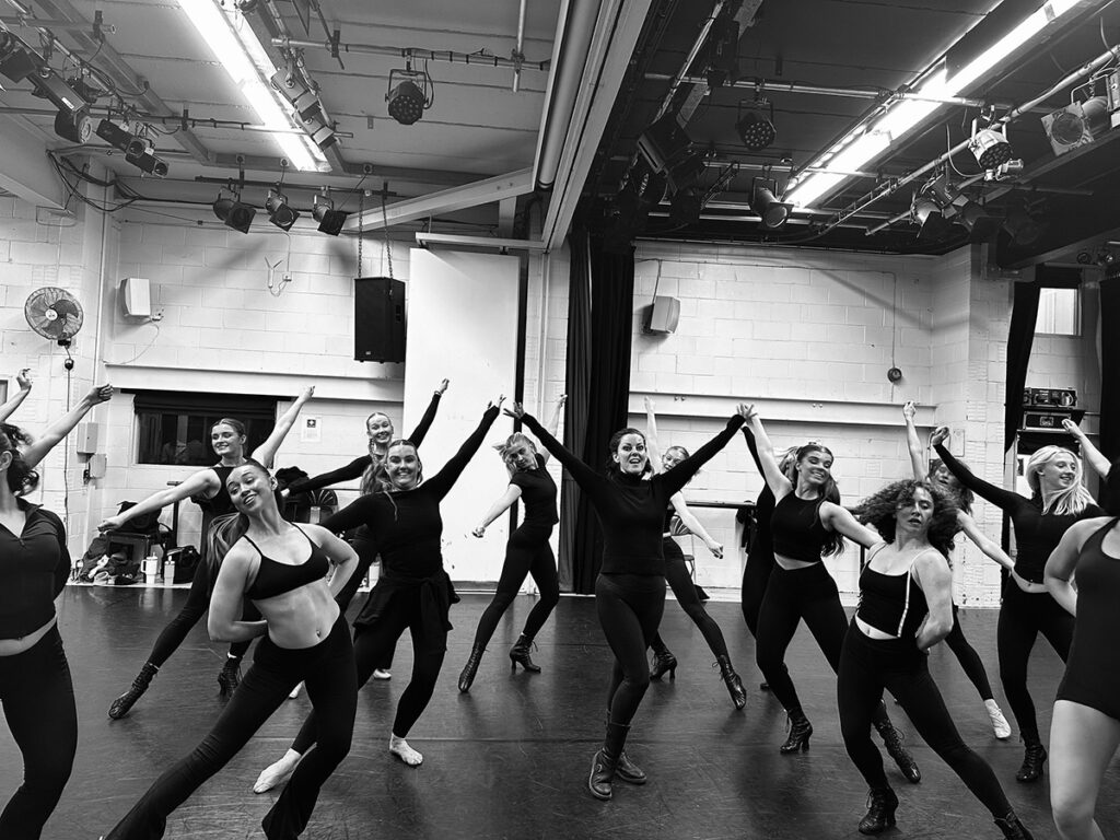 Nine the Musical in Concert - rehearsal images. Copyright: Hope Mill Theatre