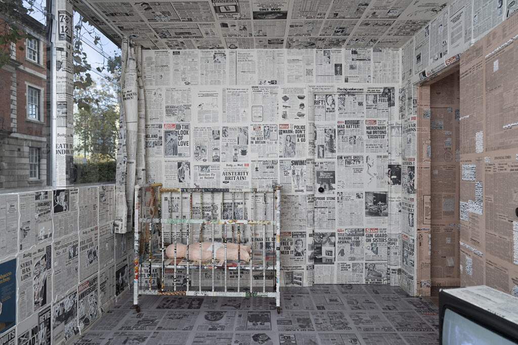 Artist Bobby Baker An Edible Family in a Mobile Home at The Tate 2023 © Hugo Glendenning