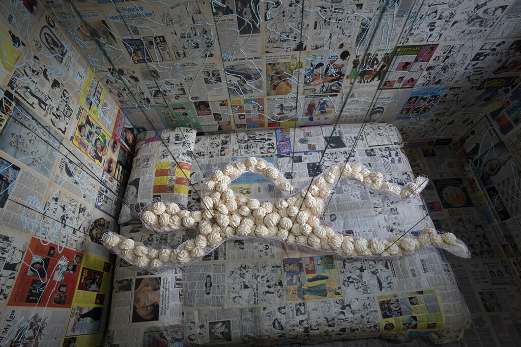 Artist Bobby Baker An Edible Family in a Mobile Home at The Tate 2023 © Hugo Glendenning