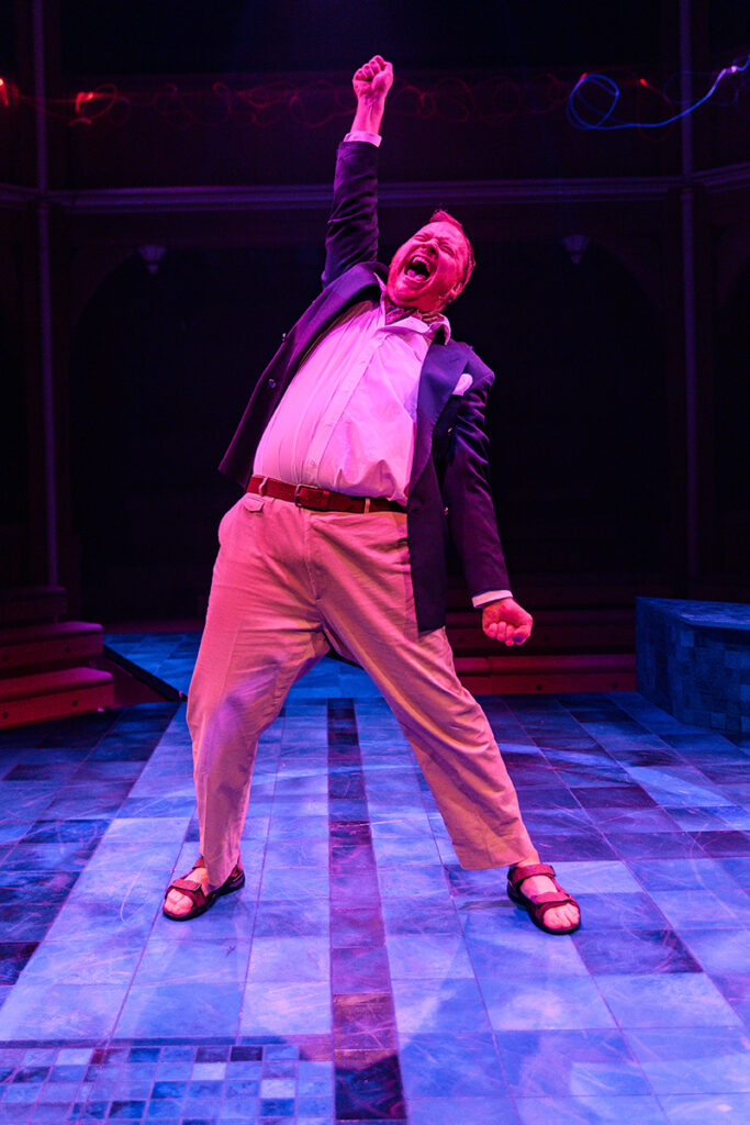 David Kirkbride as Armado in Love's Labour's Lost. Credit Patch Dolan