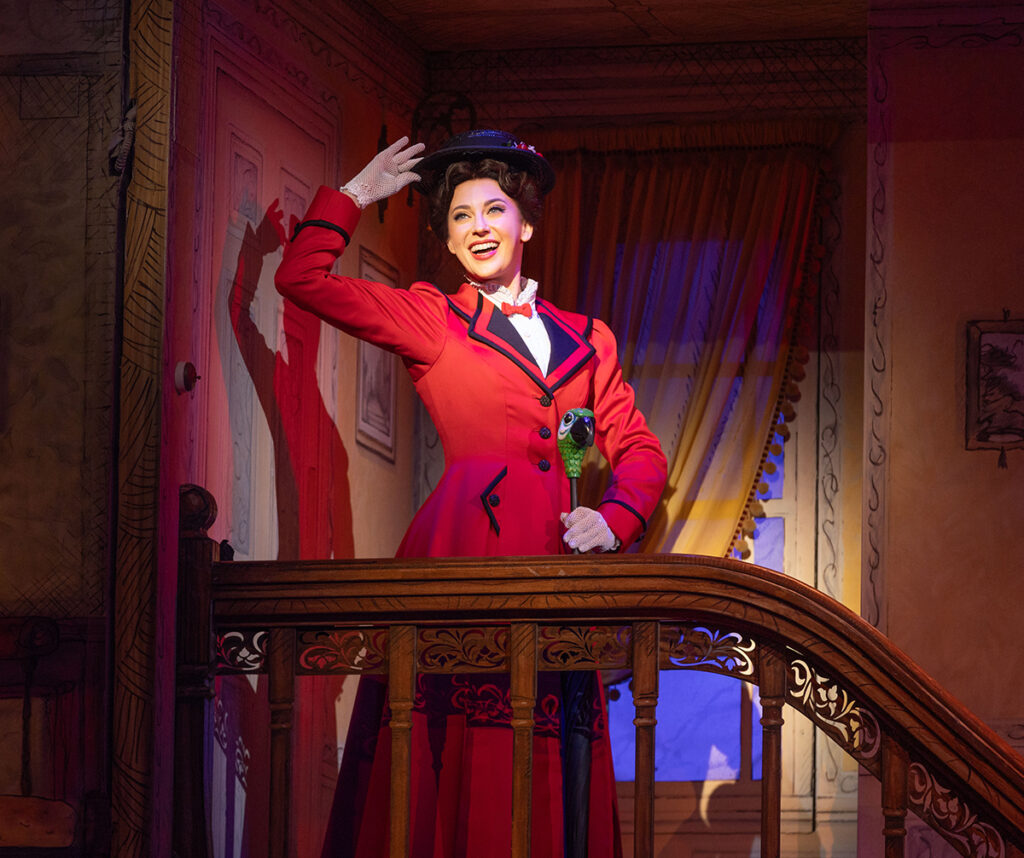 MARY POPPINS. Stefanie Jones (Mary Poppins). Photo Danny Kaan.
