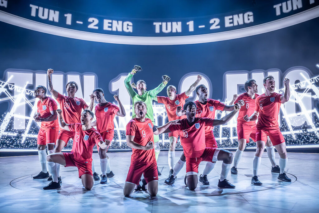 The cast of Dear England (2025) at the National Theatre (c) Marc Brenner