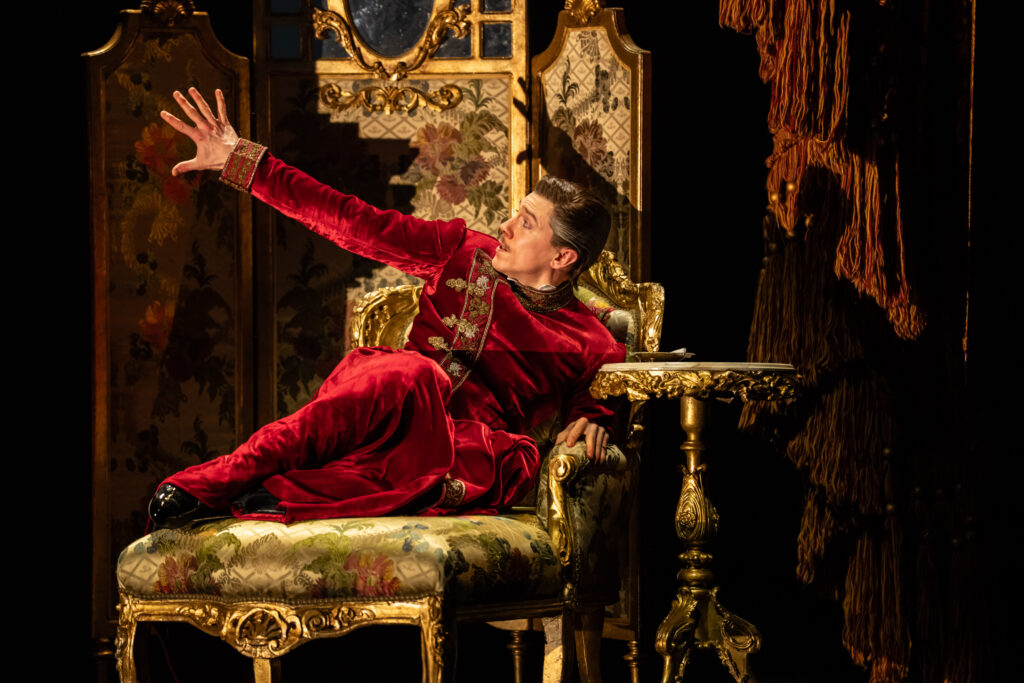 Matthew Bourne's production of THE RED SHOES. Andy Monaghan (Boris Lermontov). Photo by Johan Persson